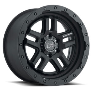 BLACK RHINO BARSTOW MATTE BLACK 17X8 5X120/30